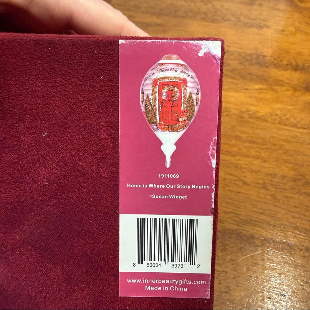 Susan Wright Home is where our story begins ornament with box - Picture 8 of 8